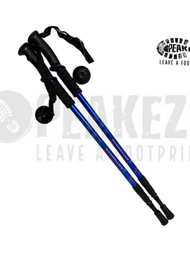 Peakeze Twist Lock Telescopic Walking & Hiking Poles (65cm-135cm)